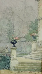 Die Stufen von Les Fourneaux in Melun